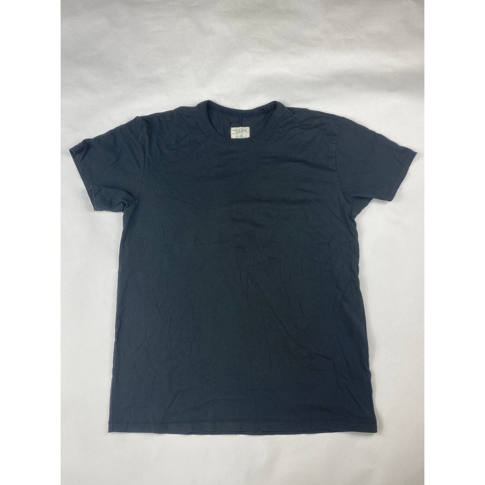 Rag & Bone T-Shirt Mens M Standard Issue Crew Neck Casual Black Short Sleeve